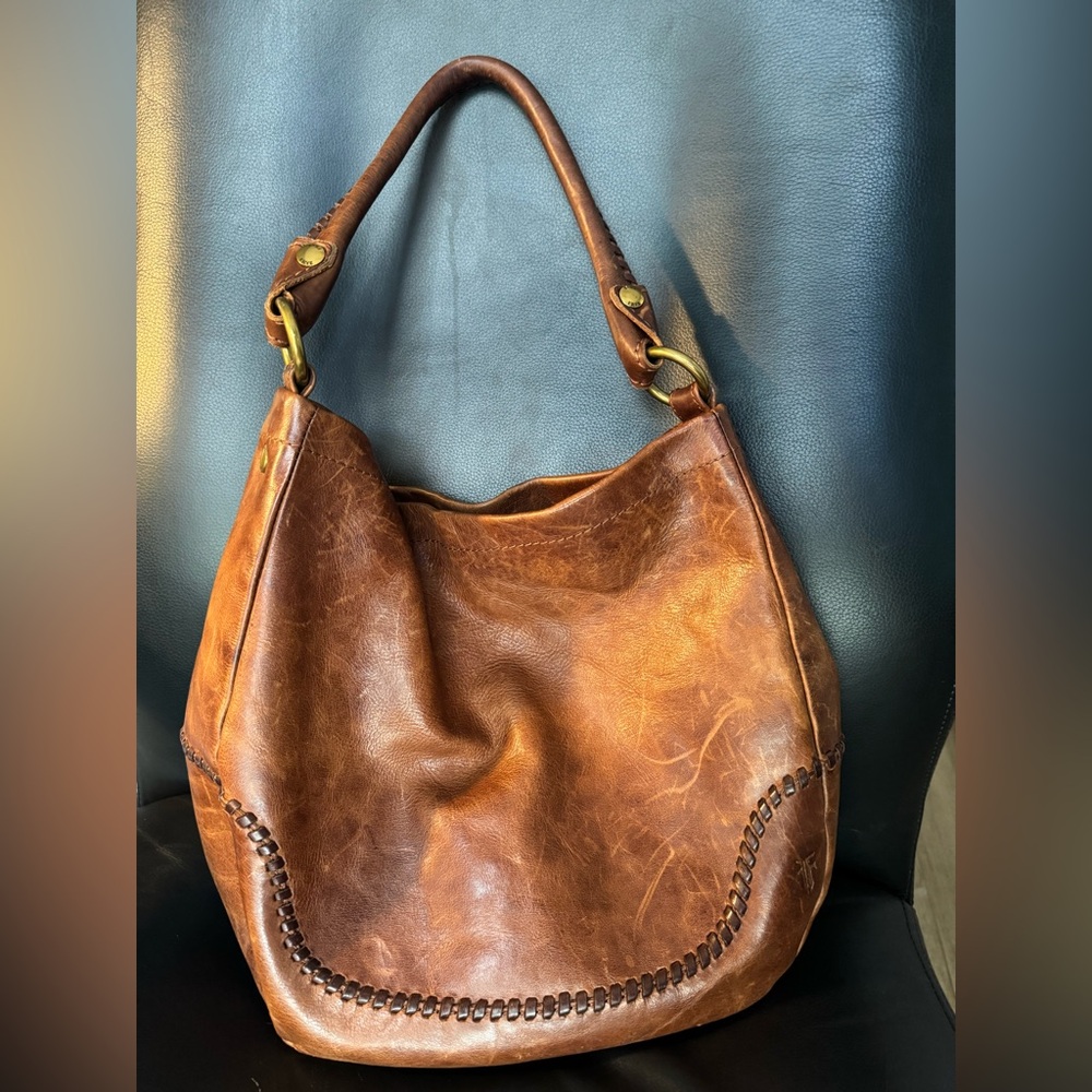 Frye Melissa Genuine Leather Hobo Bag
